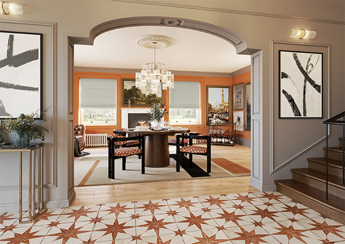 Melrose (Blackout), Wheat - Twist&Fit Roman Blind - Image 6